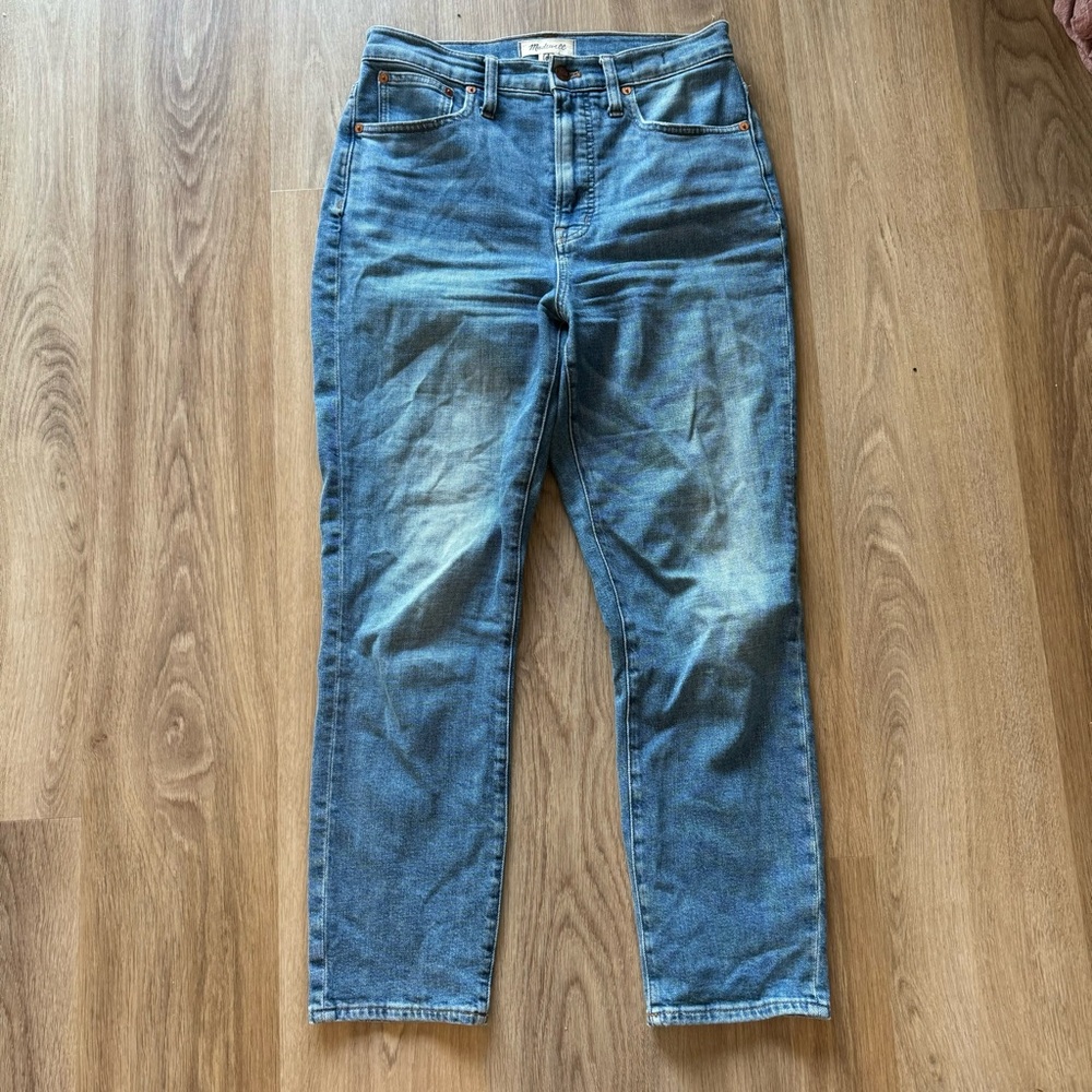 Madewell Straight Leg Jeans - Classic Blue